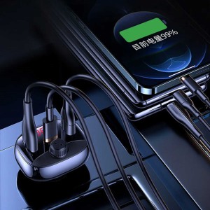 پخش کننده FM خودرو و شارژر فندکی بیوا مدل BM01